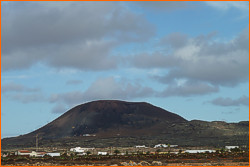 Volcn de la Arena, Fuerteventura. Malpas de la Arena. Monumento Natural de Fuerteventura.