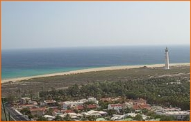 Playa de Janda, en Morro Jable, Fuerteventura.