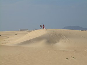 Dunas en Corralejo. Parque Natural de Corralejo.