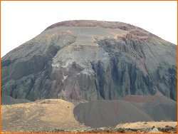 Volcanes en Fuerteventura. Caldera de la Laguna.